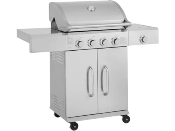 Barbecue inox 5 brûleurs, barbecue à gaz