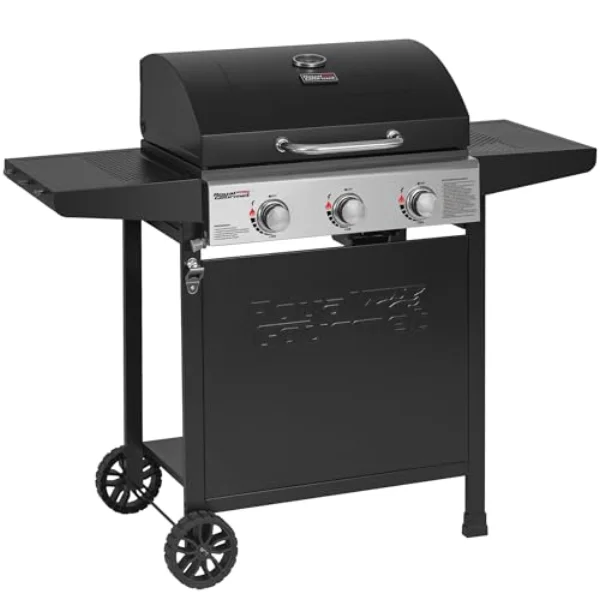 Royal Gourmet chariot 3 brûleurs, barbecue à gaz